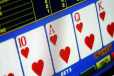 Video Poker Screen